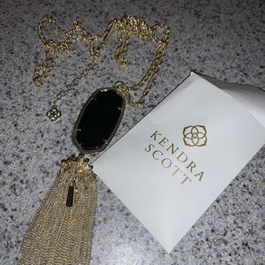 Kendra Scott Rayne Gold Long Pendant Necklace